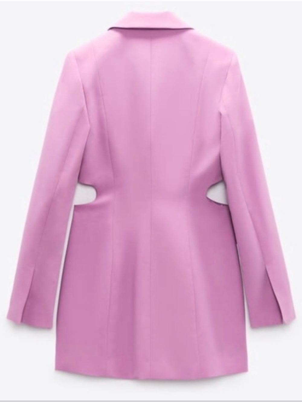 Zara lavender cut out blazer dress size large